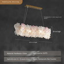 Axyaa Flower Crystal Chandelier: Modern Minimalist Luxury Dining Bar Light
