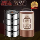 Axyaa 4-Layer Stainless Steel Vacuum Lunch Box & Pot