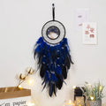 Axyaa Colorful Feather Pendant Dream Catcher Wall Hanging for Living Room