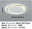 Axyaa Modern LED Ceiling Light for Living Room Kitchen Bedroom Hallway Balcony