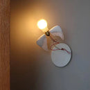 Axyaa White Feathers LED Wall Light for Home Decor
