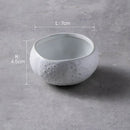 Axyaa Ceramic Sea Urchin Dessert Bowl Set - Stylish Tableware for Soups, Steamed Eggs, Snacks