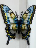 Axyaa Butterfly Crystal Shelf: Home Decor Essential Oil Rack & Floating Wall Display