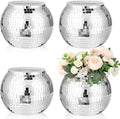 Axyaa Disco Ball Vase Planter Ice Bucket for Wedding Party Centerpieces