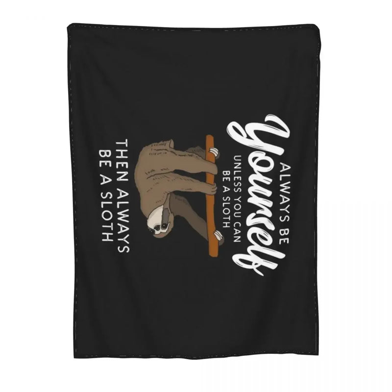 Axyaa Sloth Throw Blanket for Hairys Giant Sofa, Bed Covers, and Blankets