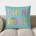 Axyaa Bunny Ears & Polka Dot Pillow Cover for Sofa, Bedroom, Car
