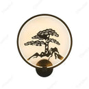 Axyaa LED Chinese Branch Flower Bird Wall Lamp for Home Decoration