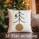 Axyaa Modern Christmas Pattern Pillow Covers for Sofa Bedroom Car Rectangular Cushion