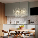 Axyaa Modern Crystal Ceiling Chandelier - Elegant Round Branch Design