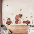 Cartoon Ladybug Mushroom Wall Stickers Kids Room Nursery Decor by Axyaa