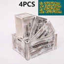 Axyaa Vintage Wooden Frame Storage Boxes Set of 4