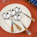 Axyaa Stainless Steel Korean Spoon Chopsticks Set