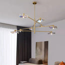 Axyaa LED Chandeliers for Modern Living Room Indoor Lighting