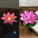 Axyaa LED Lotus Night Lamp Water Sensor Flower Fish Tank Decor