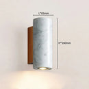 Axyaa Marble LED Wall Lights - European Minimalist Design