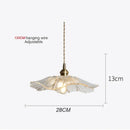 Axyaa Brass Glass Pendant Lights - Nordic Minimalist Japanese Style Chandelier for Home and Restaurant
