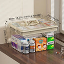 Axyaa Medicine Storage Box: Large-Capacity First Aid Kit in Various Colors