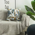 Nordic Leaf Striped Cushion Cover for Axyaa - Set of 3