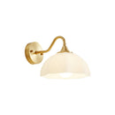 Axyaa Nordic Copper Wall Lamp: Luxury LED Light for Living Room, Bedroom, Corridor