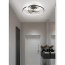 Axyaa Nordic LED Ceiling Fan Light for Bedroom and Study, Silent Strong Wind