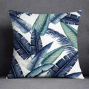 Axyaa Dark Green Floral Animal Pattern Pillow Case for Modern Home Decor