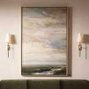 Axyaa Retro Cloth LED Wall Lamp for Bedroom Corridor Living Room