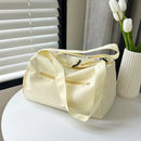 Axyaa Canvas Crossbody Tote: Large Women's Travel Bag Multi-use Shoulder Handbag