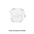 Axyaa Desk Drawer & Bathroom Organizer Set - Clear Plastic Storage Bins