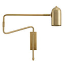 Axyaa Long-Arm Wall Lamp, Adjustable & Retractable with Switch, E27 Bedside Reading Light