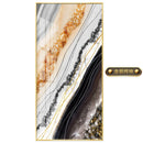 Axyaa LED Crystal River Hanging Paintings with Remote Dimming for Home Wall Decoration