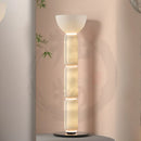 Axyaa Wooden LED Bamboo Glass Floor Lamp - Nordic Luxury Decorative Lighting