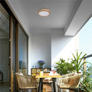 Axyaa Nordic Wooden Frame LED Ceiling Light for Living Room Bedroom