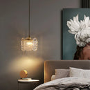 Axyaa Glass LED Pendant Lights for Indoor Lighting, Luxury Ceiling Lamp for Bedside, Bathroom, Bar, Restaurant