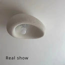 Axyaa Nordic Wabi Sabi LED Ceiling Chandelier for Minimalist Japan Style Bedroom Decor.