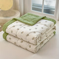 Axyaa Floral Lightweight Summer Quilt - Ultra-Fine Fiber Filling, High-Quality Fabric