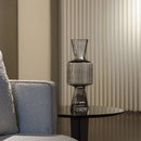 Axyaa Transparent Candy Glass Vase for Home Decor and Flower Display