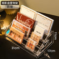 Axyaa Acrylic Makeup Organizer: Nail Polish, Lipstick, Eye shadow, Blush & Cosmetics Display