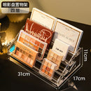 Axyaa Acrylic Makeup Organizer: Nail Polish, Lipstick, Eye shadow, Blush & Cosmetics Display