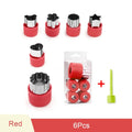 Axyaa Stainless Steel Fruit & Vegetable Cutter Set Heart/Flower Shape Mold