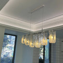 Axyaa Glass Ribbon Chandeliers: Luxury Pendant Lights for Villa Living Room & Bedroom
