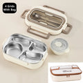 Axyaa Stainless Steel Thermal Lunch Box With Leak-Proof Soup Bowl & Spoon