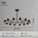 Axyaa Flex Chandelier: Modern LED Ceiling Light for Home Living Room & Bedroom
