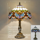 Axyaa Luxury Color Glass Table Lamp for Living Room Bedroom Study and Hotel
