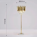 Modern Crystal Floor LED Lamp for Bedroom and Living Room Decor by Axyaa