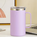 Axyaa 650ML Double Layer Insulated Coffee Cup with Lid