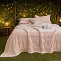 Axyaa Faux Rabbit Fur Tie-Dye Plush Blanket - Warm & Cozy for All Seasons