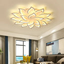 Axyaa Luxury Acrylic LED Ceiling Lamp Remote Dimming for Modern Living Room