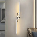 Axyaa LED Wall Lamp: Minimalist Bedroom Sconce for Living Room Background Lighting