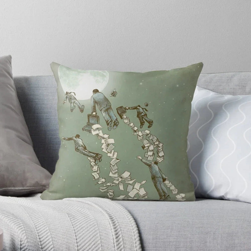 Nordic Abstract Pillowcase 45*45 black grey for Sofa, Axyaa Brand