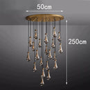 Axyaa Modern LED Chandelier Pendant Light Indoor Ceiling Lamp Decorative Lighting